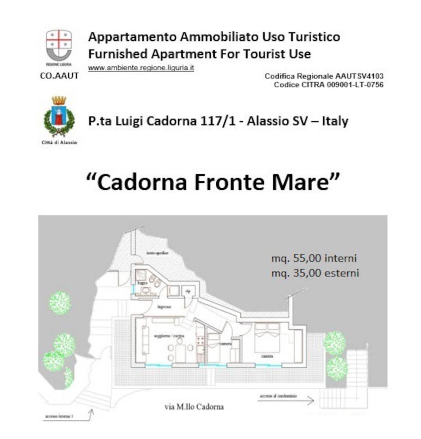 Cadorna Fronte Mare Apartamento Alassio Exterior foto